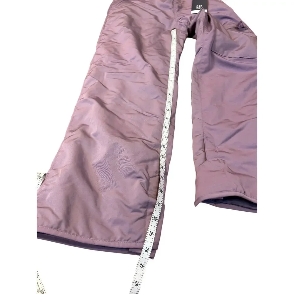 NWT GAP Kids Purple Amethyst Pull On Straight Leg Outdoor Winter Snowpants US 12